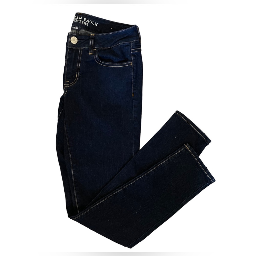 American Eagle Regular Dark Wash Skinny Jeggings - Size 6